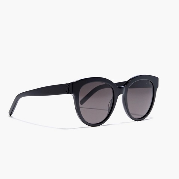 SAINT LAURENT D Frame Acetate Sunglasses - Black - Women’s One Size - New - Picture 1 of 9